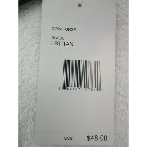 LUV BETSEY Black Frenchie Bulldog Unicorn LBTITAN Coin Purse Wristlet With Wings - Picture 8 of 9